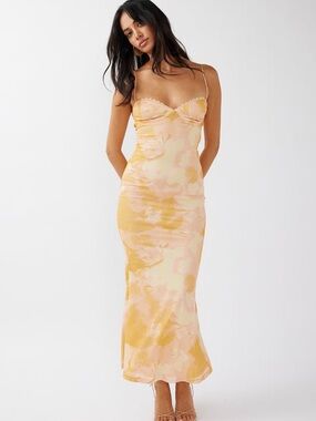 Lennox Elastic Back Bodycon Floral Dress